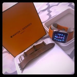 Hermès 38mm Apple Watch series 3 single tour
